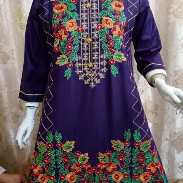 Embroidered Cotton Kurti 1314_102_101021