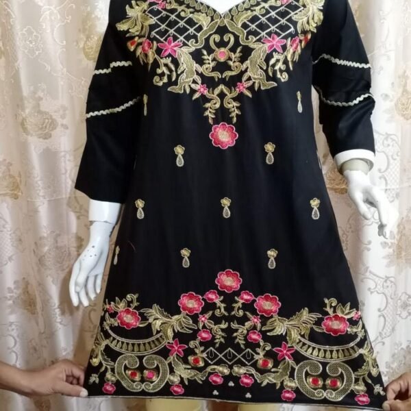 Embroidered Cotton Kurti 1314_102_101034