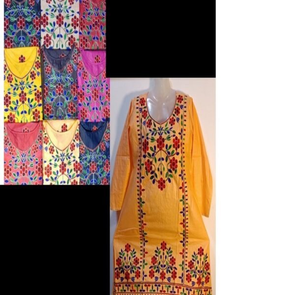 Embroidered Cotton Kurti 1314_102_101072