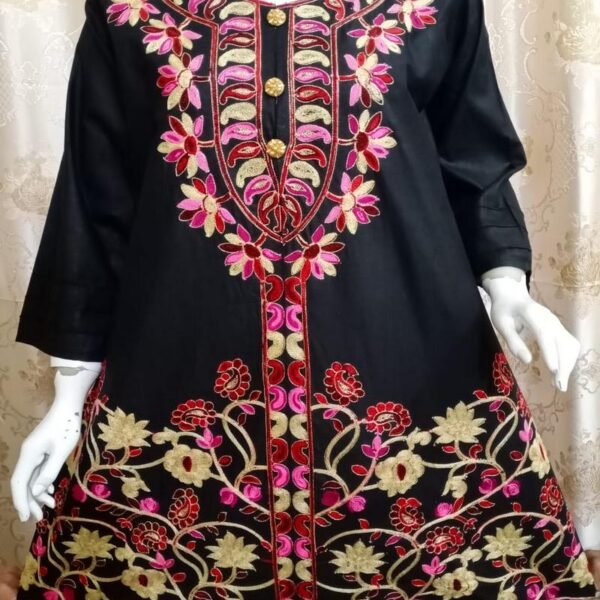 Embroidered Cotton Kurti 1314_102_101089