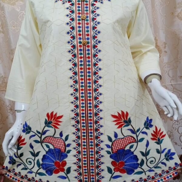 Embroidered Cotton Kurti 1314_102_101094