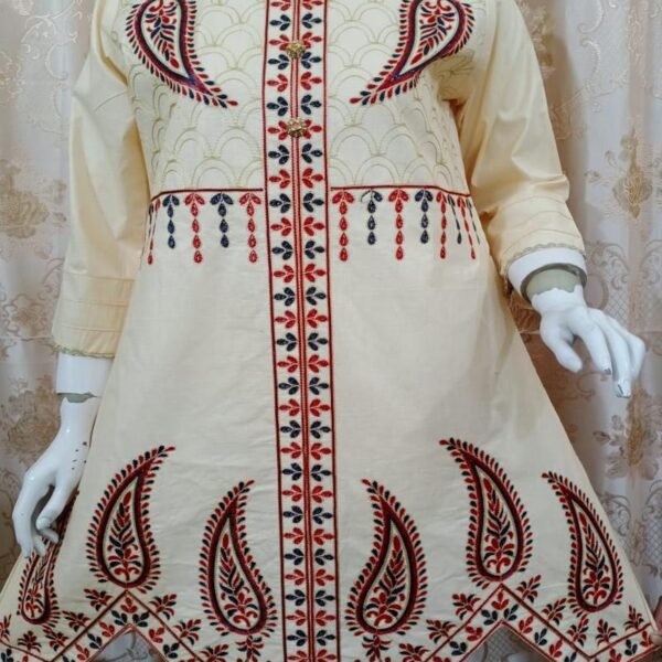 Embroidered Cotton Kurti 1314_102_101099